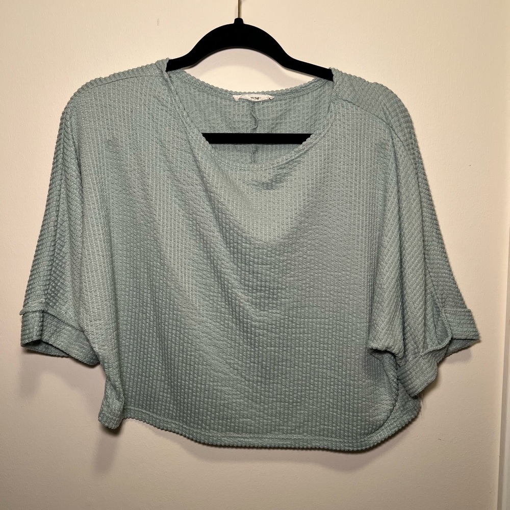 Light Blue Crop Top